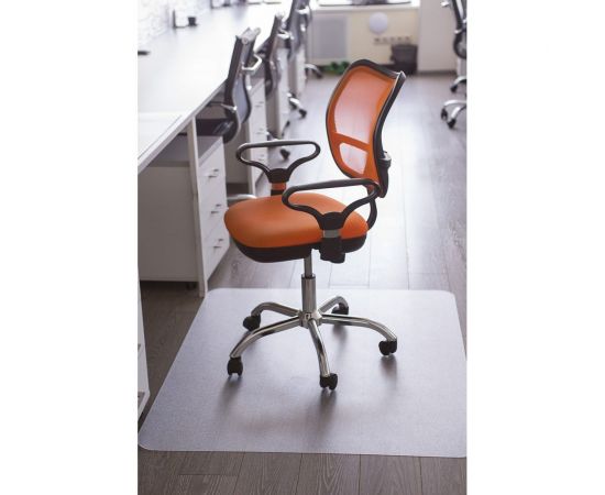 Защитный коврик для напольных покрытий BSL-office, поликарбонат, 100х120 см, шагрень, толщина 1,8 мм 1118101200 – изображение 2