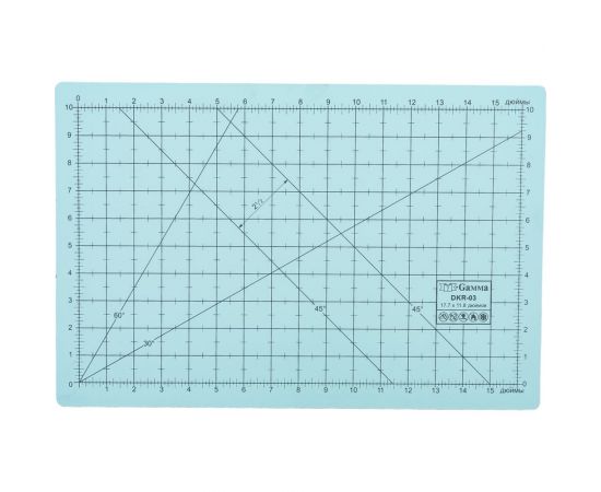Мат для резки двусторонний (А3; 45х30 см; ПВХ) Gamma 638567 – изображение 2