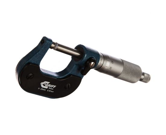 Микрометр МК 25-1 ГОСТ 6507-90 GRIFF D117503 – изображение 2