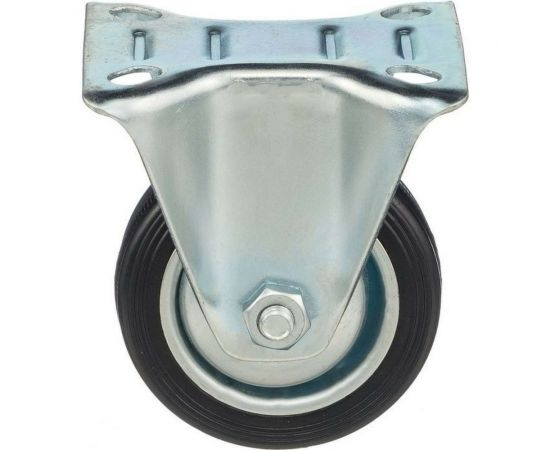 Колесо неповоротное (75 мм; 50 кг; резина/металл) Стелла-Техник 4002-75 – изображение 3