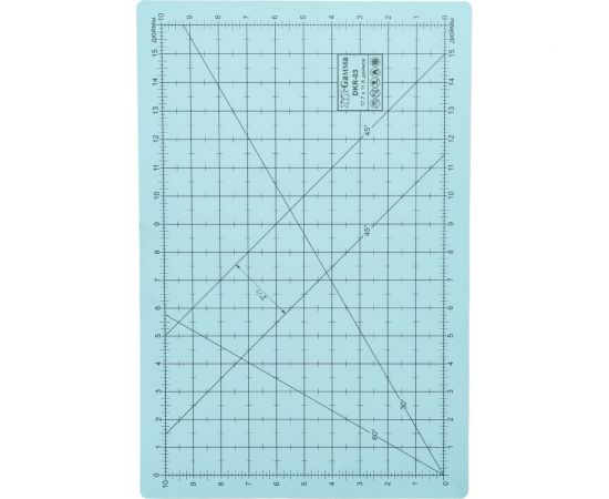 Мат для резки двусторонний (А3; 45х30 см; ПВХ) Gamma 638567 – изображение 3