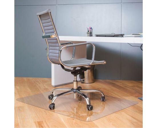 Защитный коврик для напольных покрытий BRABIX, поликарбонат, 100x120 см, глянец 604846 – изображение 3