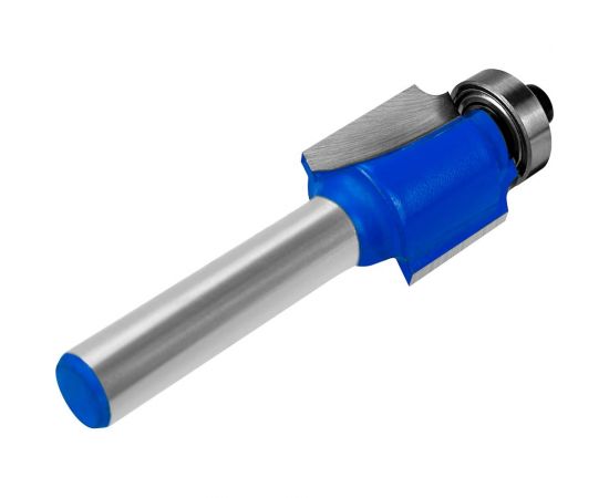 Фреза кромочная калевочная с подшипником 12.7 мм, хв-к 8 мм, d-18 мм, h 19 мм, b-2.5 мм, r-3 мм, l-63.3 мм vertextools 3514-081918 – изображение 3