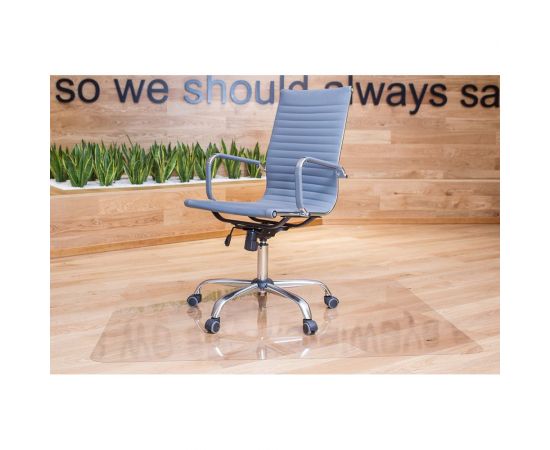 Защитный коврик для напольных покрытий BSL-office, поликарбонат 90х120 см, глянец, толщина 1,5 мм 1015091200 – изображение 3