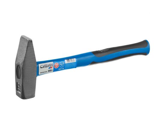Слесарный молоток с фибергласовой рукояткой 800 г СИБИН 20047-08 – изображение 3