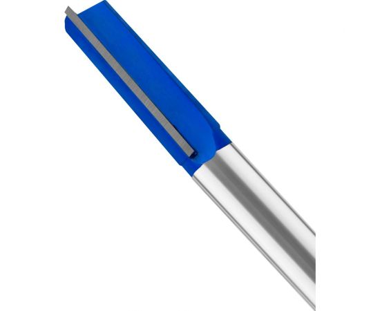 Фреза пазовая прямая с двойным лезвием, хвостовик 8 мм, d-12 мм, h-25 мм, l-60.4 мм vertextools 3501-082512 – изображение 3