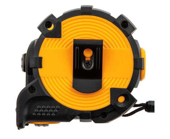 Рулетка Denzel 5 м, 19 мм, автоматическая фиксация, нейлоновое покрытие, магнит. зацеп, двухсторонняя разметка 31521 – изображение 4