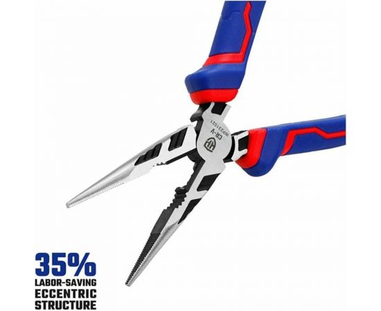Длинногубцы WORKPRO 200 мм, 8 дюймов, CR-V WP231021 – изображение 4