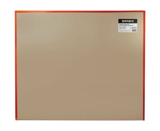 Защитный коврик для напольных покрытий BRABIX, поликарбонат, 100x120 см, глянец 604846 – изображение 4