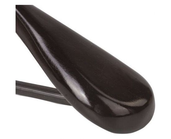 Вешалка-плечики BRABIX Люкс, анатомическая, дерево, антискользящая перекладина 601165 – изображение 5