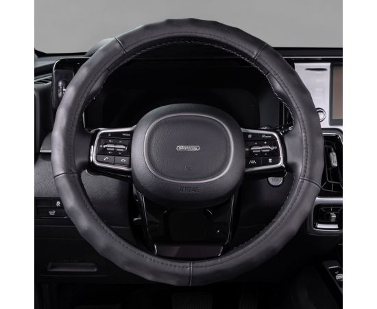 Оплетка SKYWAY Real-2 М, черная, натуральная кожа S01108003 – изображение 10