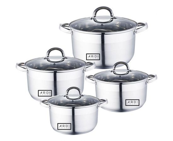 Набор кастрюль ARDI Kuche из нержавеющей стали 8 предметов AR-812 2 00-00014784 