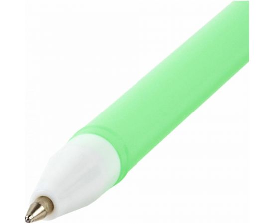 Шариковая ручка ЮНЛАНДИЯ Цветущий кактус с топпером, корпус ассорти, синяя, узел 0.7 мм 143781 