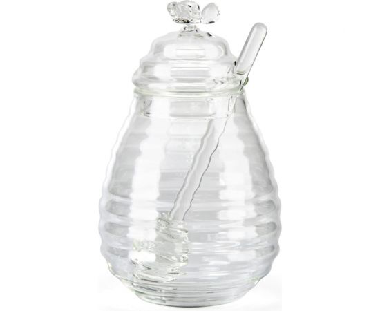 Стеклянная банка для меда BAROUGE BH-002/48 со стеклянной ложкой, 400 мл BH-002 400 мл/банка 