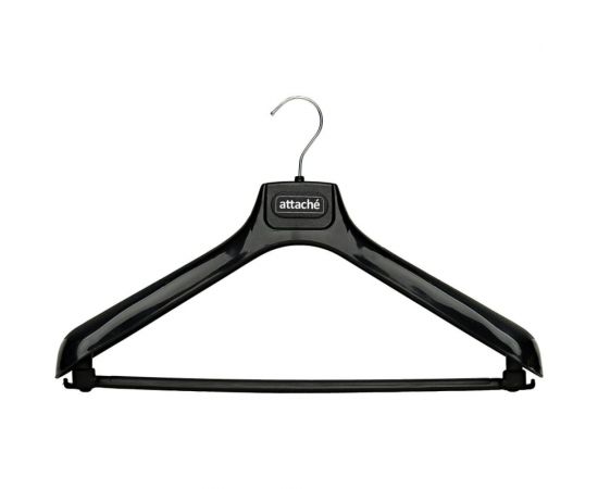 Вешалка-плечики для легкой одежды Attache, c040, пластик, черный, размер 50-52 1740061 