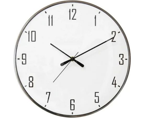 Настенные круглые часы Apeyron цвет корпуса серебристый, металл, 33 см ML200916 