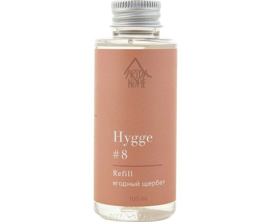 Наполнитель для ароматического диффузора ARIDA HOME Хюгге №8 Ягодный щербет, 100 мл АР 100-322 