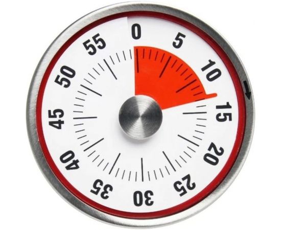 Кухонный механический таймер BALDR красный B8002 