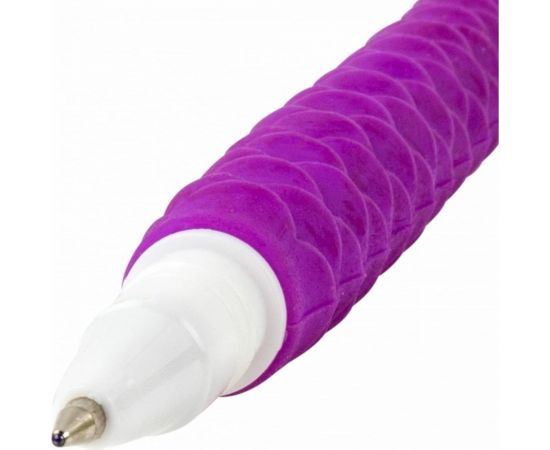 Фигурная шариковая ручка ЮНЛАНДИЯ Русалка мягкий силиконовый корпус, ассорти, синяя, 0.7 мм 143777 