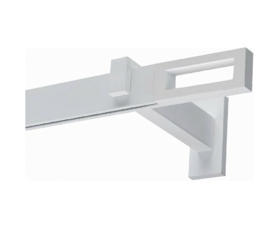 Однорядный карниз Arttex Хай-тек белый, 200 см, Фрейм А0000030039 