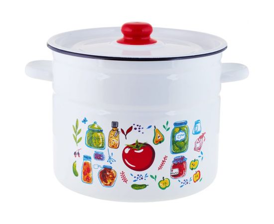 Цилиндрическая эмалированная кастрюля appetite Marinades 9 л 1с200с Marinades 