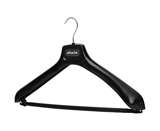 Вешалка-плечики для легкой одежды Attache, c040, пластик, черный, размер 50-52 1740061 – изображение 2