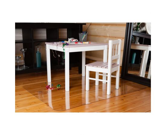 Защитный коврик для напольных покрытий BSL-office, поликарбонат, 90х120 см, глянец, толщина 0,8 мм 1008091200 – изображение 2