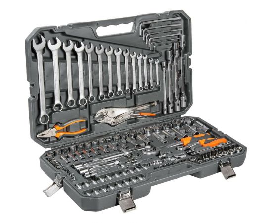 Универсальный набор инструментов 137 предметов, пластиковый кейс Airline AT-137-10 – изображение 2