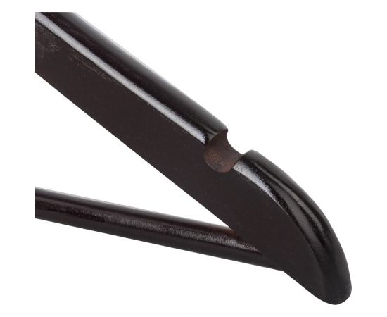 Вешалки-плечики BRABIX Стандарт комплект 5 шт, дерево 601162 – изображение 2