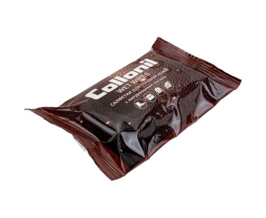 Влажные салфетки Collonil для ухода за гладкой кожей с натуральным воском WWS15 – изображение 2