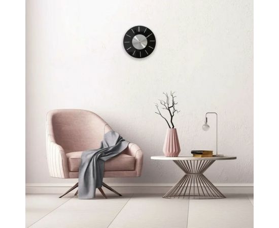 Настенные круглые часы Apeyron цвет корпуса черный, стекло, 32,7 см GL200923 – изображение 2