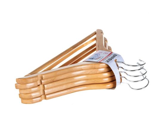 Вешалки-плечики BRABIX Стандарт комплект 5 шт 601160 – изображение 2