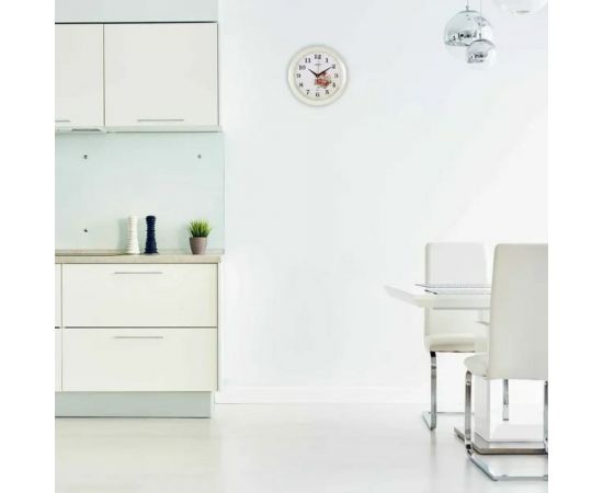 Настенные круглые часы Apeyron цвет корпуса слоновая кость, пластик, 23 см PL200910 – изображение 2