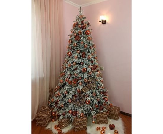 Заснеженная искусственная ель BEATREES Polaris 2.4 м 1040724 – изображение 2