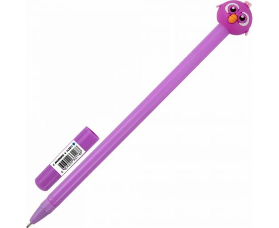 Шариковая ручка ЮНЛАНДИЯ с топпером П??енец корпус ассорти, синяя, узел 0.7 мм 143811 – изображение 2