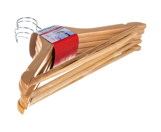 Вешалки-плечики BRABIX Стандарт комплект 5 шт 601160 – изображение 3