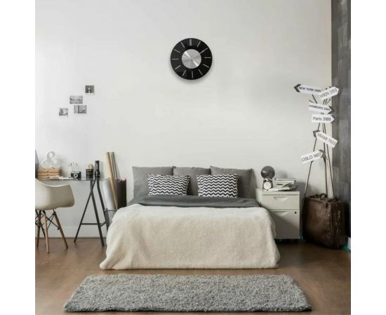 Настенные круглые часы Apeyron цвет корпуса черный, стекло, 32,7 см GL200923 – изображение 3