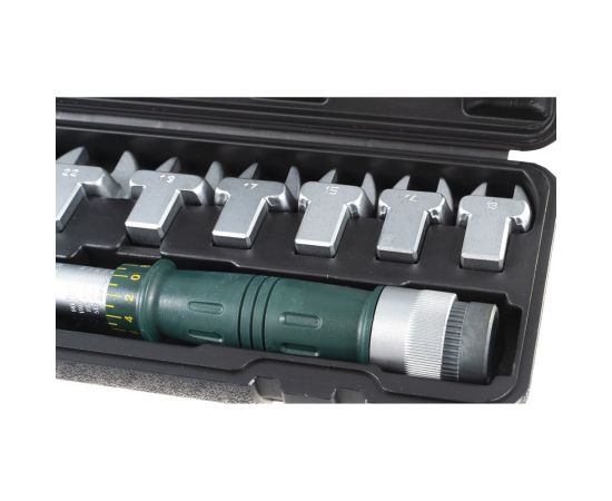 Динамометрический ключ с набором рожковых насадок Hans 13-30, 40-200 Nm, 1/2"" 4673 – изображение 4