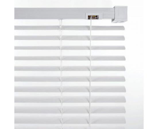 Горизонтальные жалюзи BRABIX 80x155 см пластик цвет белый 606026 – изображение 4