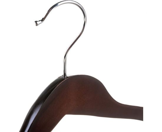 Анатомическая деревянная вешалка-плечики Attache орех, размер 48-50 632438 – изображение 4