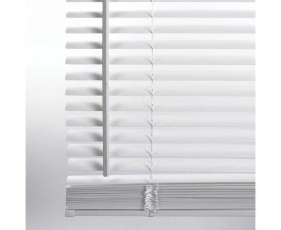 Горизонтальные жалюзи BRABIX 80x155 см пластик цвет белый 606026 – изображение 5