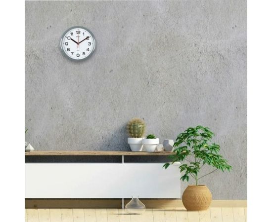 Настенные круглые часы Apeyron цвет корпуса серый, пластик, 22 см PL200909 – изображение 5