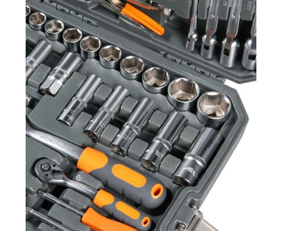 Универсальный набор инструментов 137 предметов, пластиковый кейс Airline AT-137-10 – изображение 5