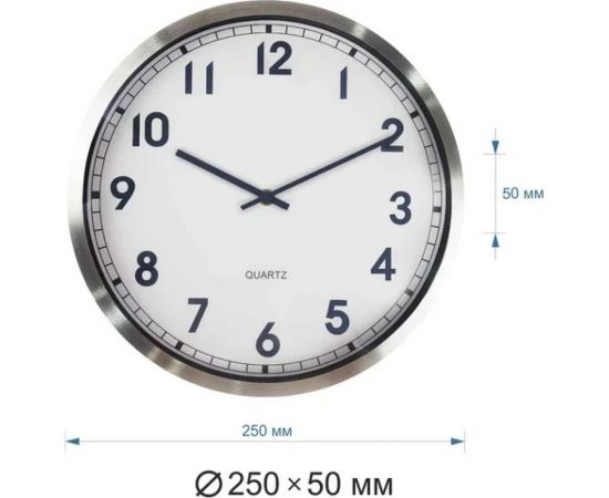 Настенные круглые часы Apeyron цвет корпуса серебристый, металл, 25 см ML200913 – изображение 5