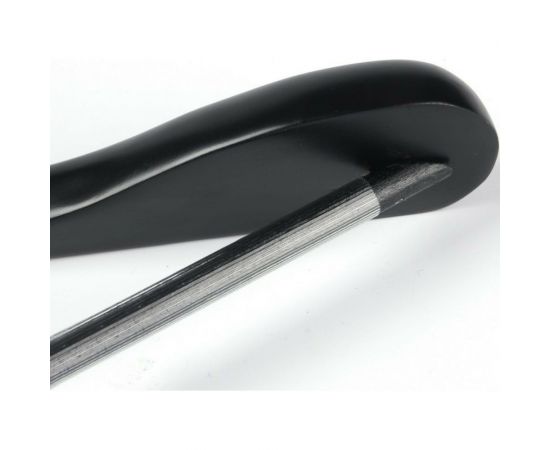 Анатомическая деревянная вешалка-плечики с перекладиной Attache черная, размер 48-50 808707 – изображение 5