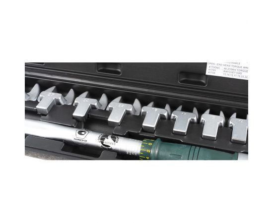 Динамометрический ключ с набором рожковых насадок Hans 13-30, 40-200 Nm, 1/2"" 4673 – изображение 5