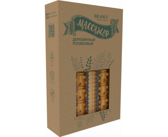 Деревянный роликовый массажер BRADEX KZ 0485 – изображение 6