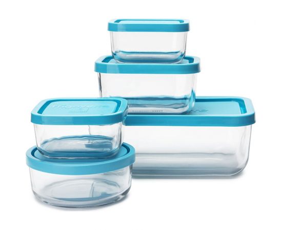 Контейнер Bormioli Rocco FRIGOVERREы квадратные набор 3 шт 22x22 см, 19x19 см, 15x15 см 4/140 Б0019865 – изображение 7