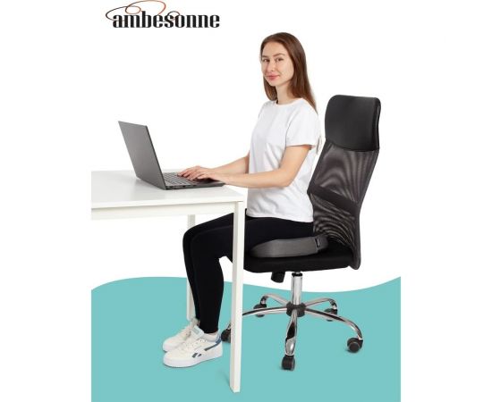 Анатомическая ортопедическая подушка AMBESONNE под копчик, для офисного кресла memory foam, высота 12 см, 45x40 см vsc004_f0002_45x40 – изображение 8