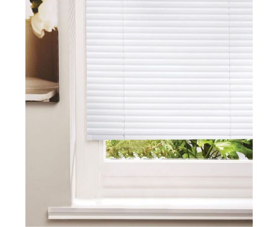 Горизонтальные жалюзи BRABIX 80x155 см пластик цвет белый 606026 – изображение 9